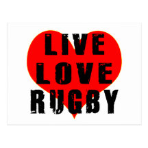 LiveLiebe-Rugby Postkarten