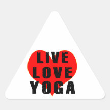 LiveLiebe-Yoga Stickers
