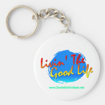 Livin das angenehme Leben Keychain - besonders ang Schlüsselband