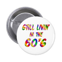 Livin im 60er anstecknadel