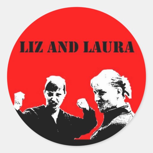 Liz- und Laura-Aufkleber (Che Art)