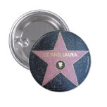 Liz- und Laura-Knopf (Hollywood-Star) Anstecknadelbutton