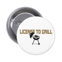Lizenz zu grillen anstecknadelbuttons