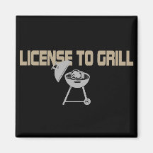 Lizenz zu grillen magnete