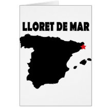 Lloret De im März 2010 Grußkarte