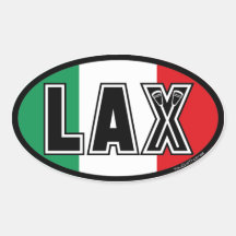 Lockere Flagge Lacrosse-Italiens Sticker