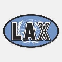 Lockere Flagge Lacrosse UNO Sticker