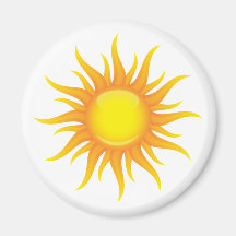 Lodernde Sonne Magnete