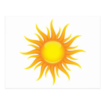 Lodernde Sonne Postkarten