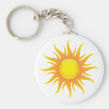 Lodernde Sonne Schlüsselbänder