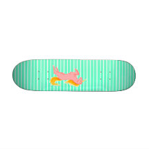 Loderndes Einhorn Personalisierte Skateboarddecks