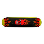 Loderndes Schädel-Skateboard Bedruckte Skateboarddecks
