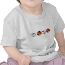 Logo balll Fußball mit 2010 Deutschen Shirts