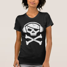 Logo der Musik-Piraten-Piraterie Anti-RIAA Tshirts