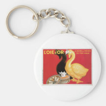 L'oie D'or La Reine DES-Creme-Vintage Nahrungsmitt Schlüsselband