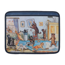 Lois Wain - lustige Spring Cleaning Katzen MacBook Sleeve