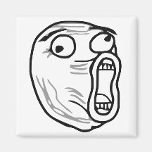LOL Lachen-heraus lautes Raserei-Gesicht Meme Magnete