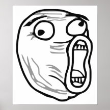 LOL Lachen-heraus lautes Raserei-Gesicht Meme Plakat