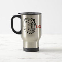 LOL Lachen-heraus lautes Raserei-Gesicht Meme Kaffeetasse