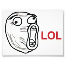 LOL meme Photodrucke