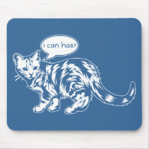 lolcat - ich kann habe? mousepad