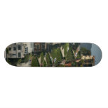 Lombard-Straße in San Francisco Amerika Crookedes Skate Board