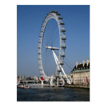 London-Augen-Postkarte