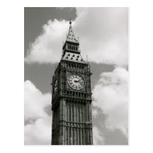 London, Big Ben Postkarte
