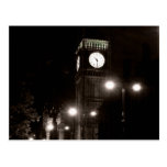 London bis zum Nacht Postkarte