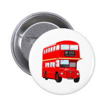 London-Bus Anstecknadel