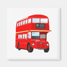 London-Bus Kühlschrankmagnete
