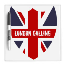 London, das trockenes Löschen-Brett anruft
