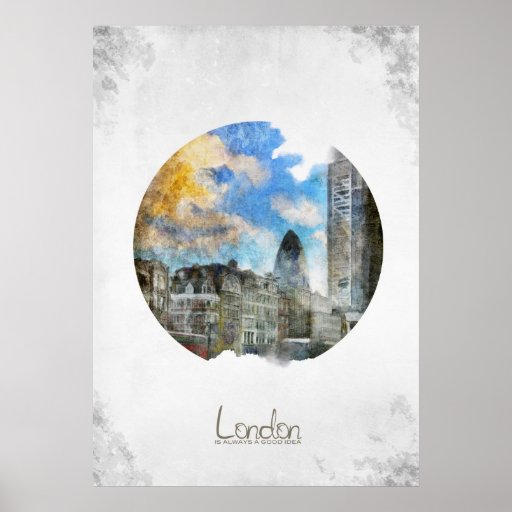 London ist immer eine gute Idee Posterdruck