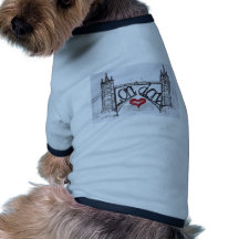 London mit Liebe Hunde T Shirt