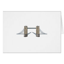 London-Turm-Brücke: Modell 3D: Grußkarten