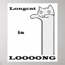 Longcat ist lang plakat