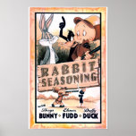 Looney Melodien-Kaninchen-Gewürz Plakate