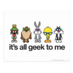 Looney Melodien-Nerds - aller Geek Postkarten