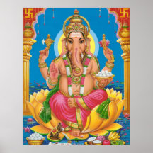 Lord Ganesha Plakatdruck