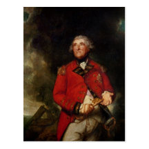 Lord Heathfield Governor von Gibraltar Postkarte