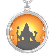 Lord Shiva und Sonne - Halskette