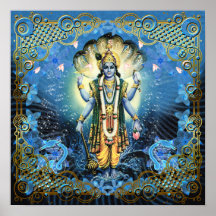 Lord Vishnu - Plakat