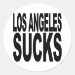 Los Angeles ist zum Kotzen Runder Sticker