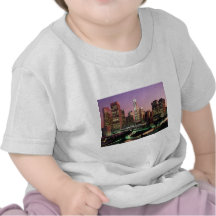 Los Angeles-Nachtlichter Tshirts