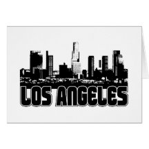 Los Angeles-Skyline Grußkarten