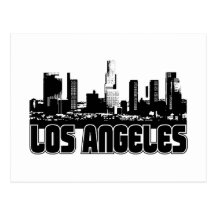 Los Angeles-Skyline Postkarten