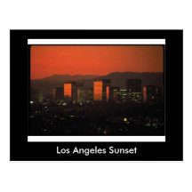 Los Angeles-Sonnenuntergang Postkarten