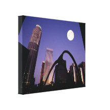 Los Angeles-Wolkenkratzer Gespannte Galeriedrucke