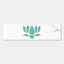 Lotos-Blume Auto Aufkleber