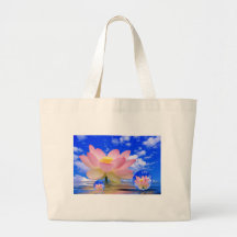 Lotos-Blume geboren im Wasser Tasche